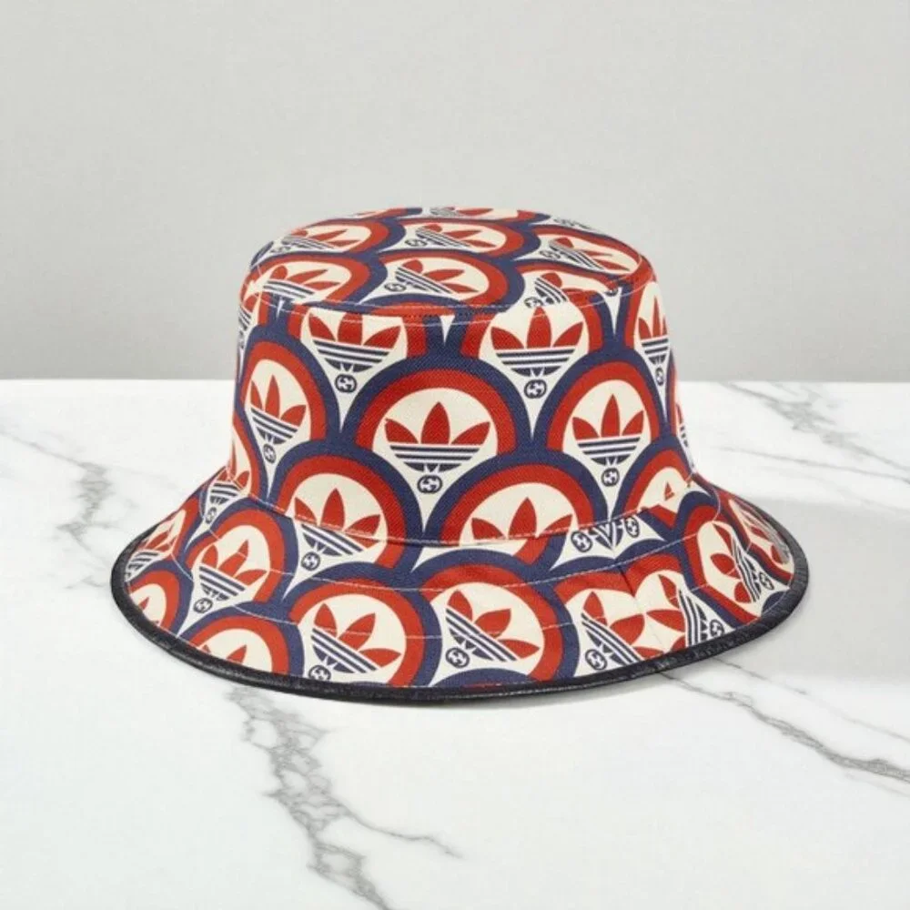 NWT Gucci x Adidas Bucket Hat Red/Blue Size M